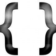 Curly Brackets PNG Image