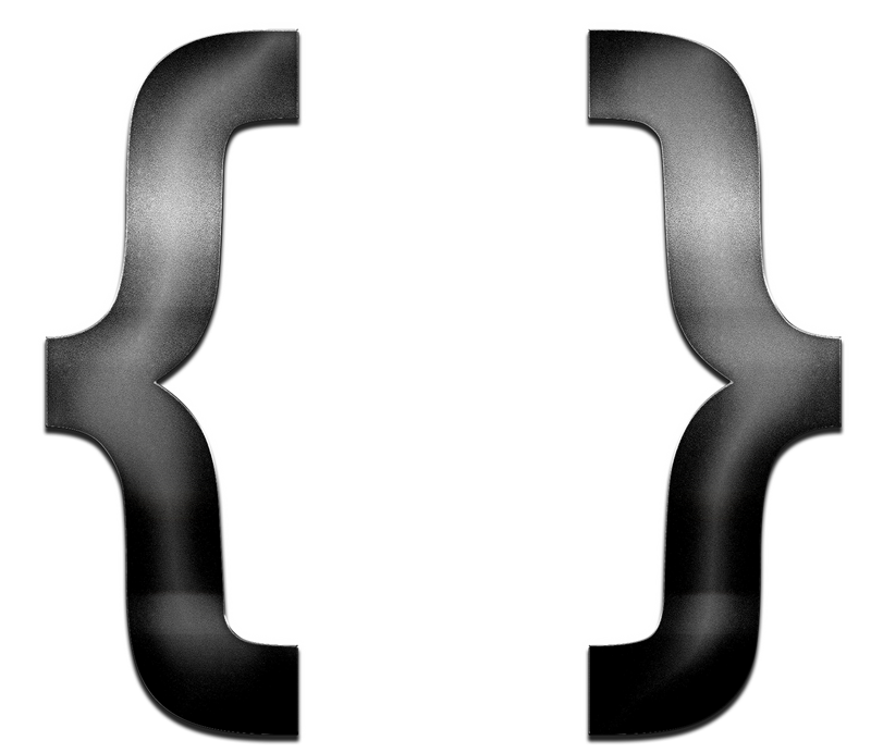 Curly Brackets PNG Image