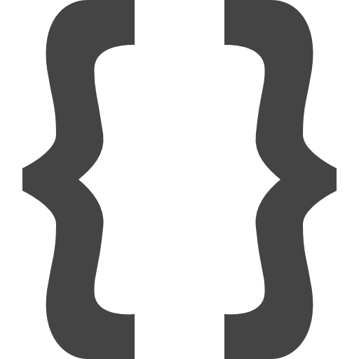 Curly Brackets Style Transparent