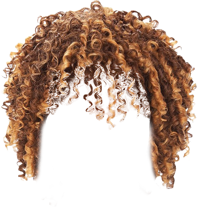 Curly Hair Girl PNG File