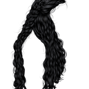 Curly Hair PNG HD Image