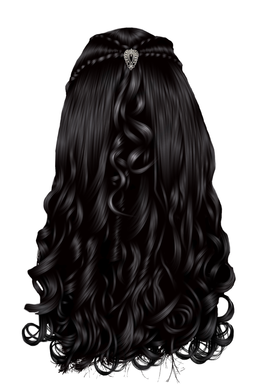 Curly Hair PNG Images