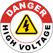 Danger High Voltage Sign PNG Pic