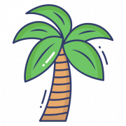 Tarih palmiye ağacı png dosyası
