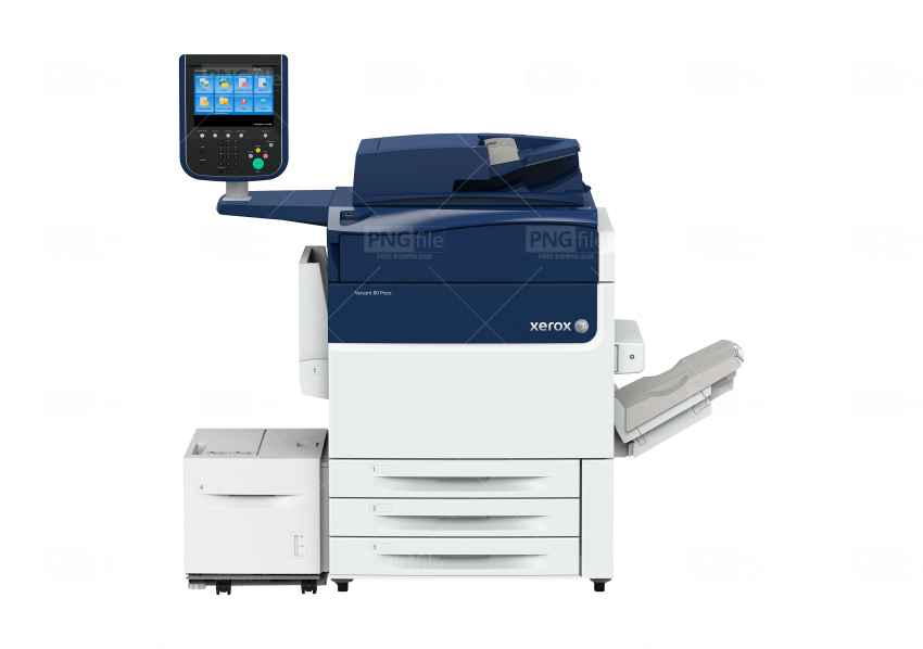 Digitaler Xerox -Maschine ohne Hintergrund