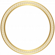 Cadre du cercle doré