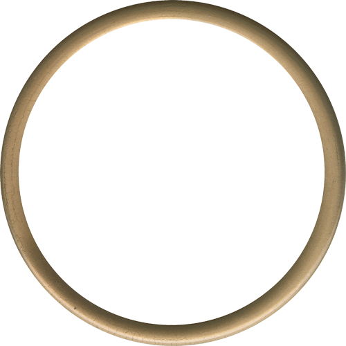 Golden Circle Frame PNG