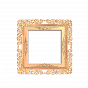 Goldenes Rahmen PNG PIC