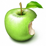 Foto png de maçã verde