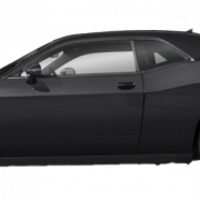 Gris Dodge Challenger PNG COUPE