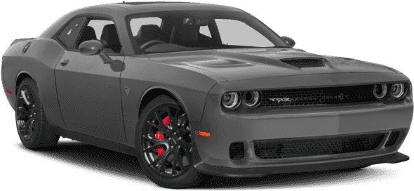 Grey Dodge Challenger PNG Picture