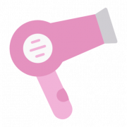 Secador de cabelo secador de cabelo rosa png foto
