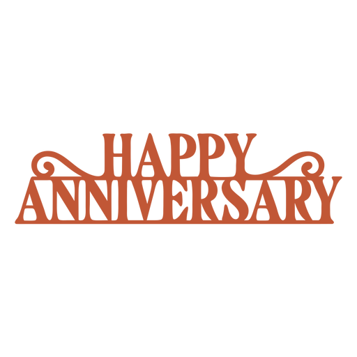Happy Anniversary PNG Image
