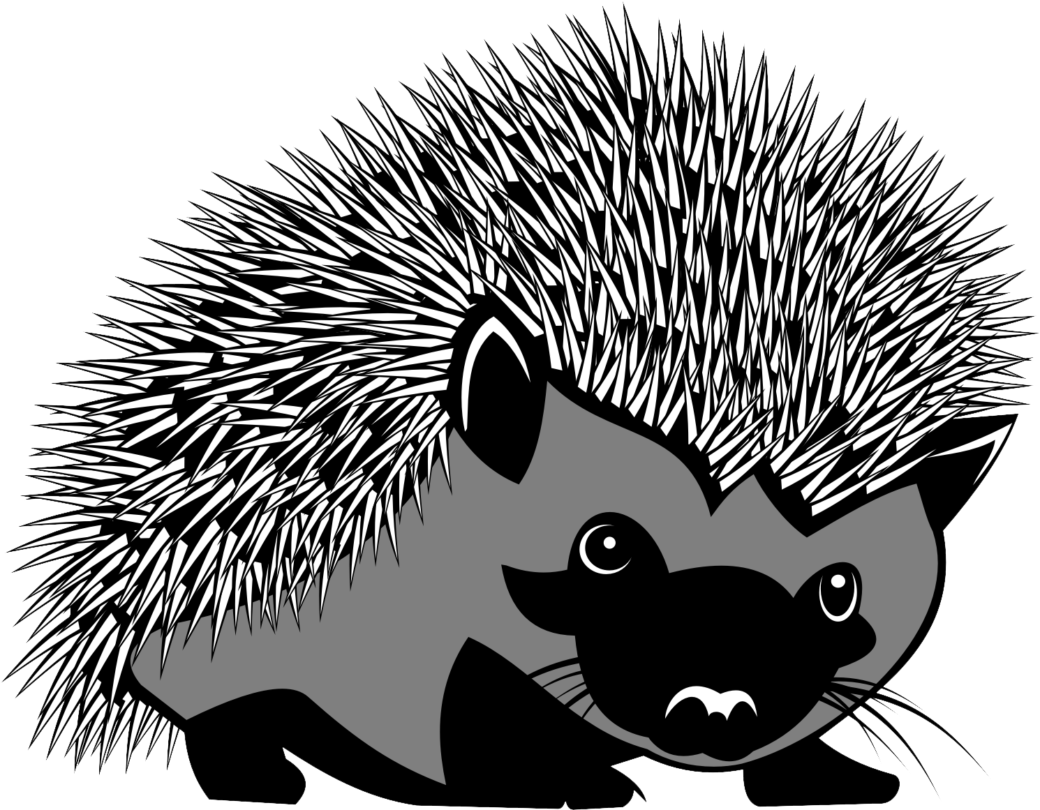 Hedgehog Vector PNG File
