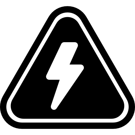 High Voltage Sign PNG File