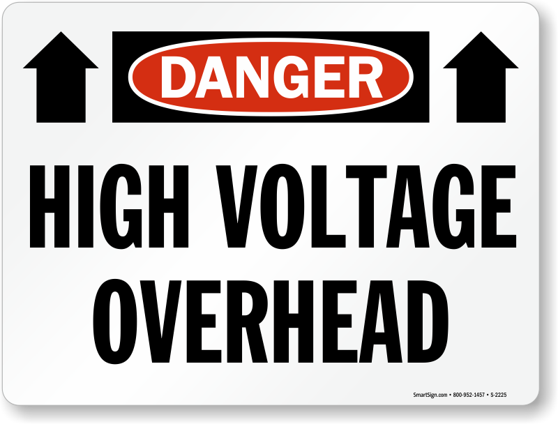 High Voltage Sign PNG Images