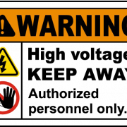 Yüksek voltajlı işareti PNG resmi