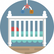 Infant Bed PNG -bestand
