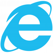 Transparent ng logo ng Internet Explorer