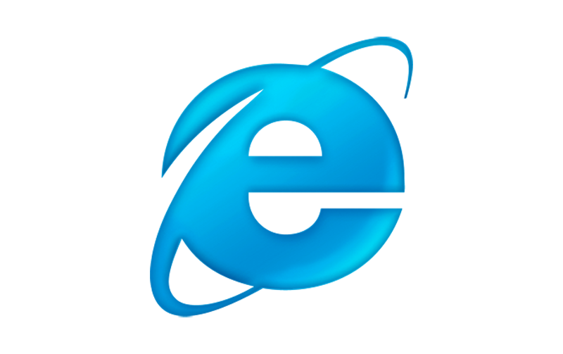 Internet Explorer No Background