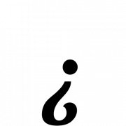 Inverted Question Mark PNG Photo