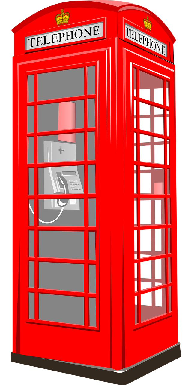 London Telephone Booth PNG Images HD