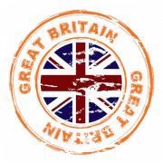 Made in Britain Stamp PNG Foto