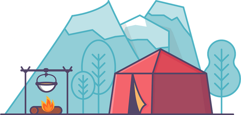 Outdoor Activity Campsite PNG Image File