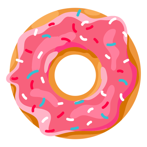 Pink Donut PNG HD Image