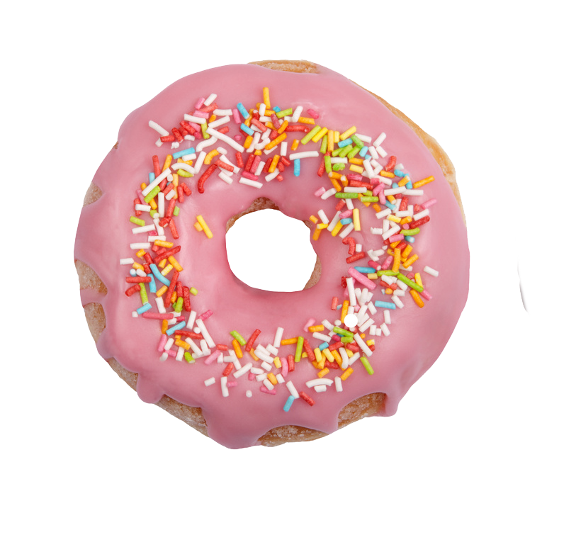 Pink Donut PNG Picture