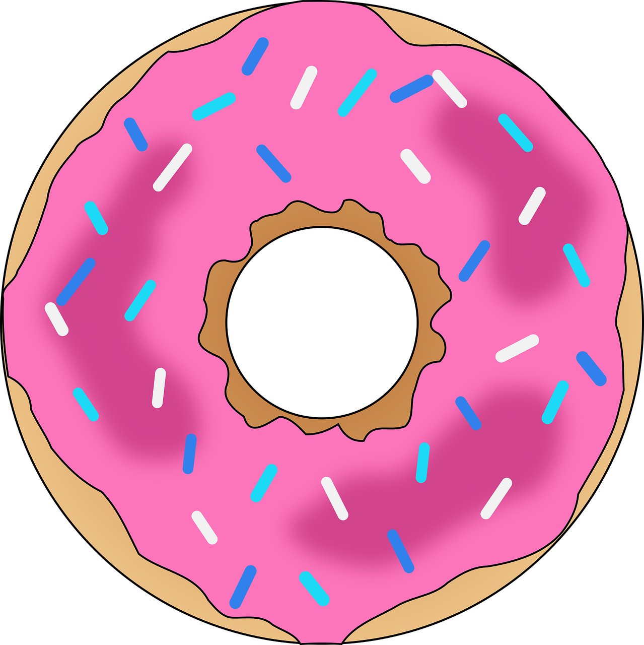 Pink Donut PNG