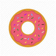 Pink Donut transparent
