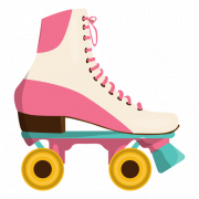 Pink Roller Skates PNG Imágenes