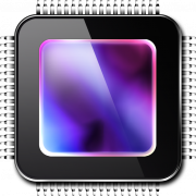 Imagen gratuita de PNG de chip de procesador