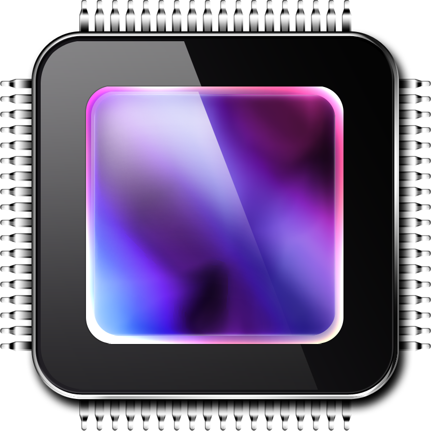 Processor Chip PNG Free Image