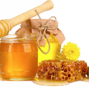 Sfondo PNG di miele puro
