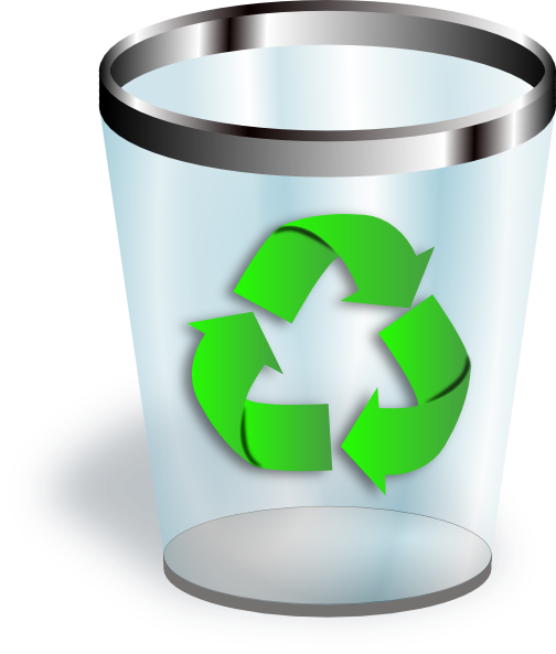 Recycle Bin Trash Background PNG