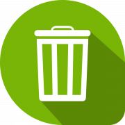 Recycle bin basura png file