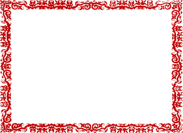 Red Border PNG Free Image