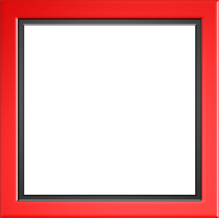 Red Border PNG HD Image