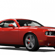 Red Dodge Challenger PNG -Datei