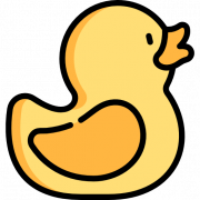 Rubberen Duck Achtergrond PNG
