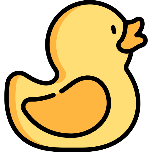 Rubber Duck Background PNG