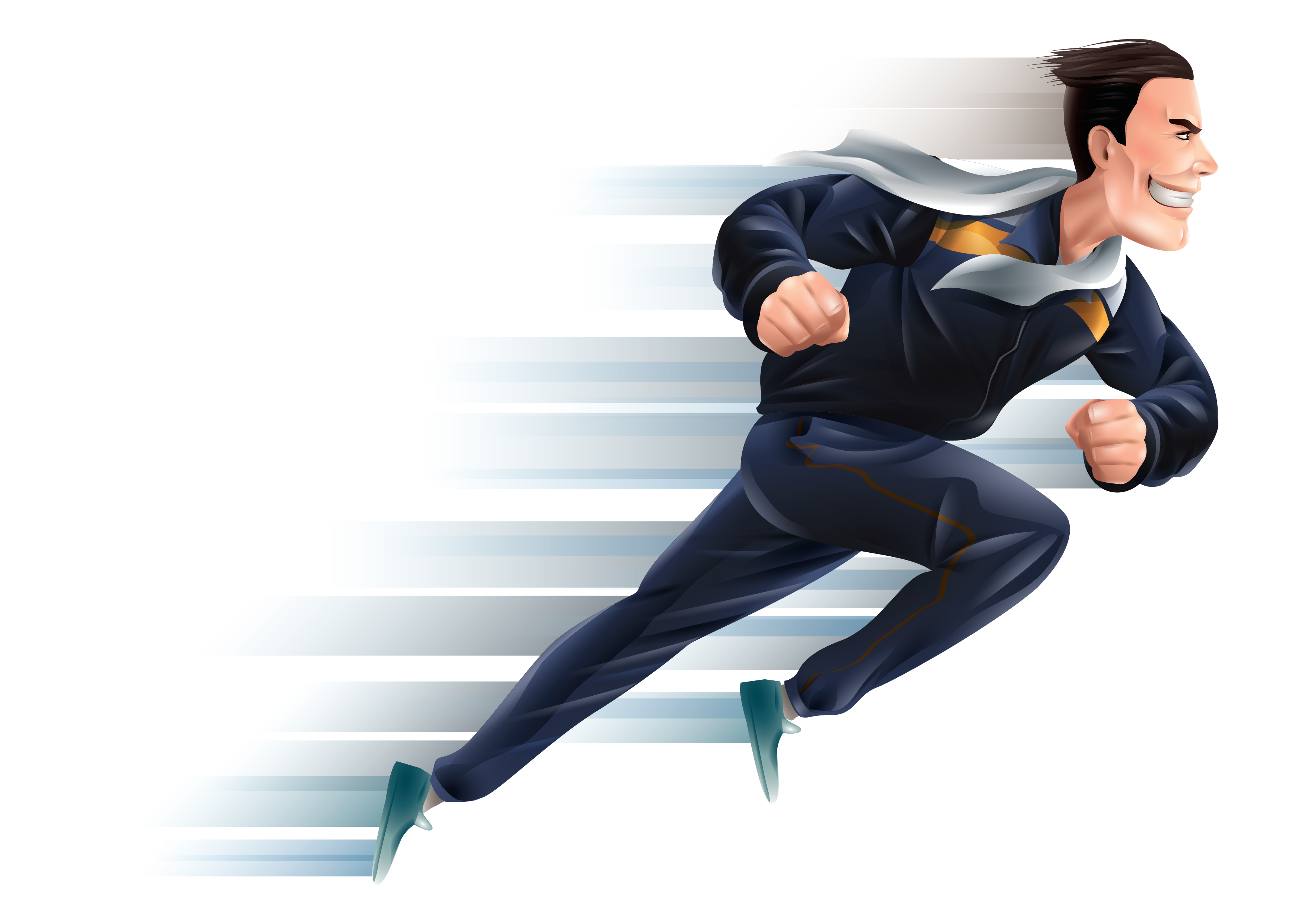 Running Fast PNG Cutout