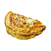 Gefüllter Omelett -Hintergrund PNG