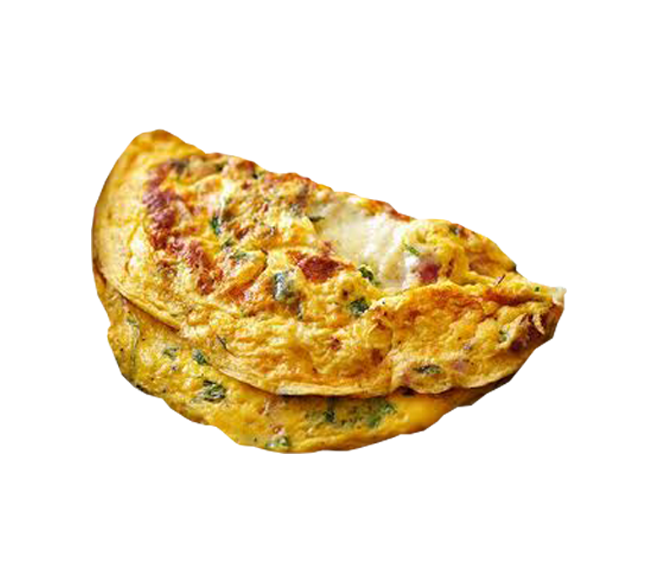 Gefüllter Omelett -Hintergrund PNG