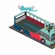 Trolleybus walang background