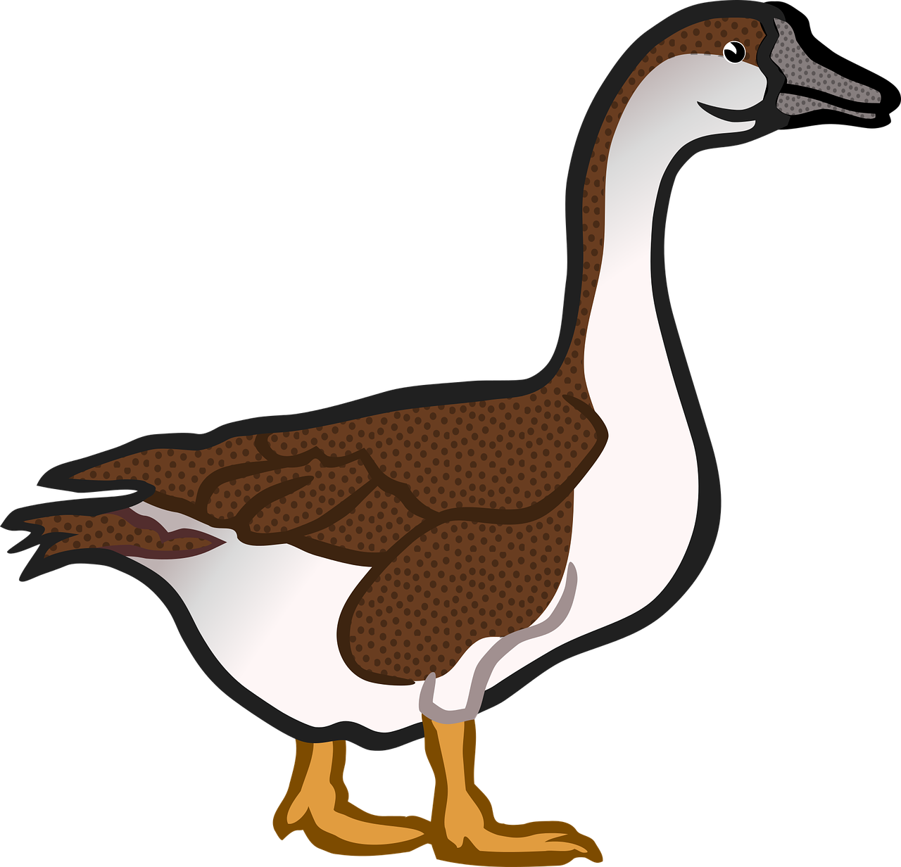 Vector Goose PNG Pic