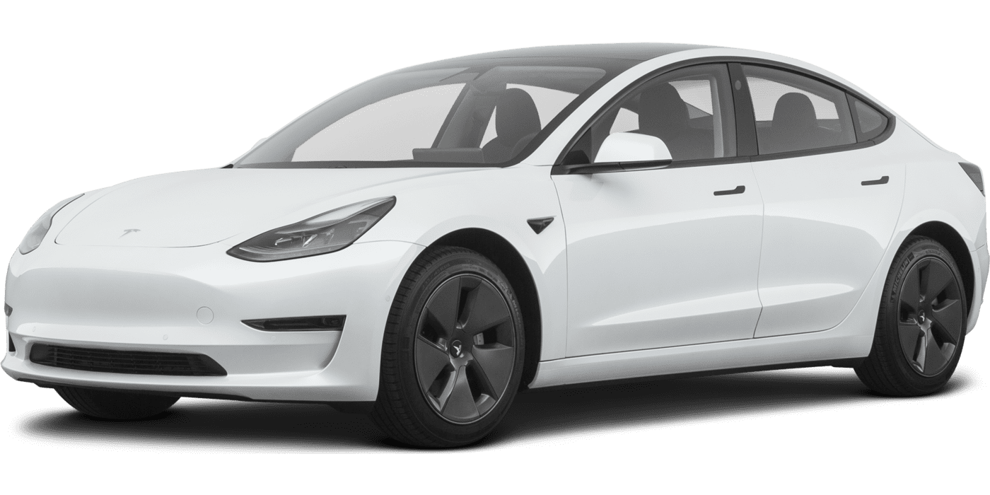 White Tesla Model S PNG File
