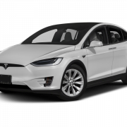 Weißer Tesla PNG Ausschnitt